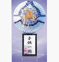 リース花輪・白