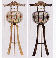 ぼんぼり1対125cm